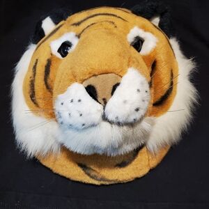 Plush Tiger Head Toy